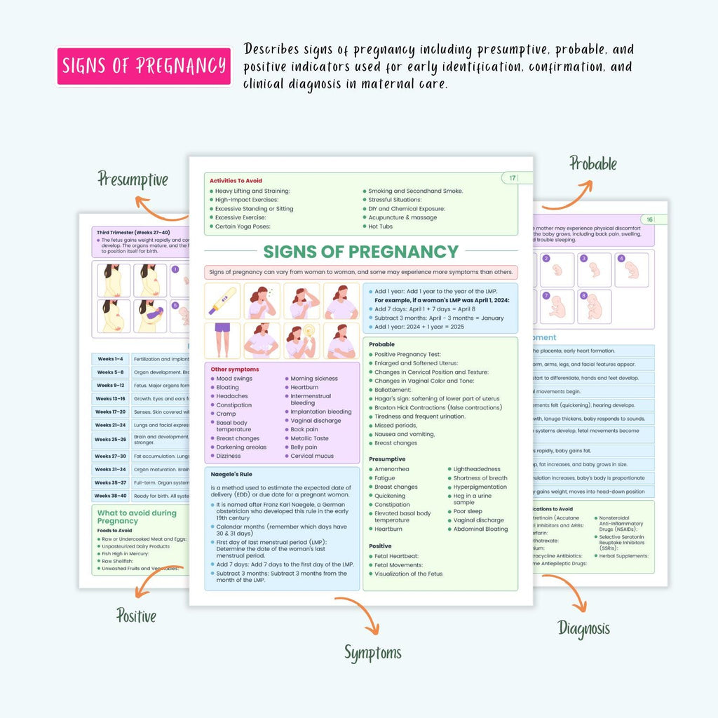Pregnancy Disorders Complete Bundle | Nursing School | OB Maternity Notes, Flashcards, Cheat Sheets
