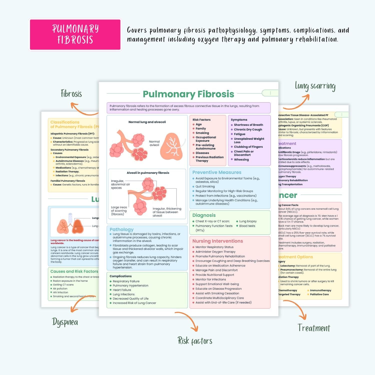 Respiratory Disorders Notes | 20+ Lung Conditions | COPD Asthma ARDS Pneumonia ABG Nursing