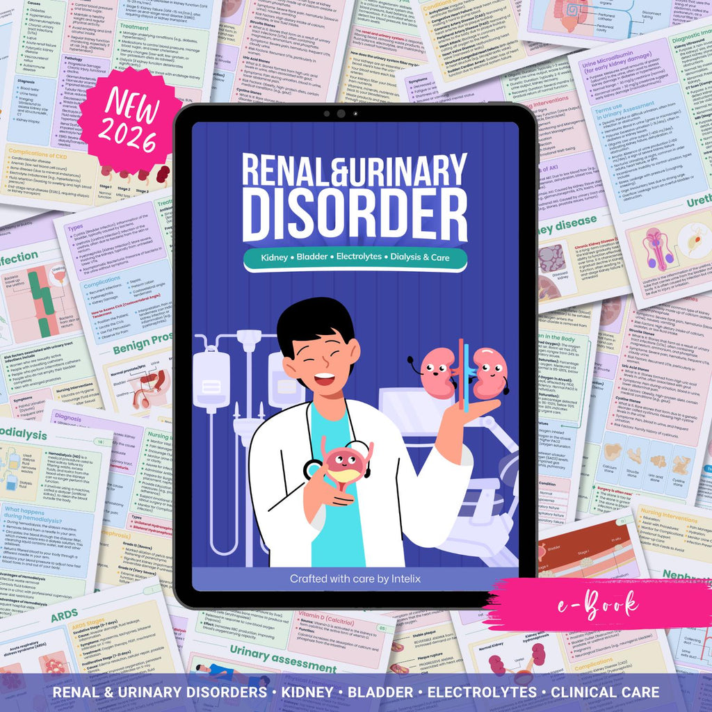 Renal Urinary Notes 15+ Disorders Acute Kidney Injury Chronic Kidney Disease Dialysis Nursing Guide