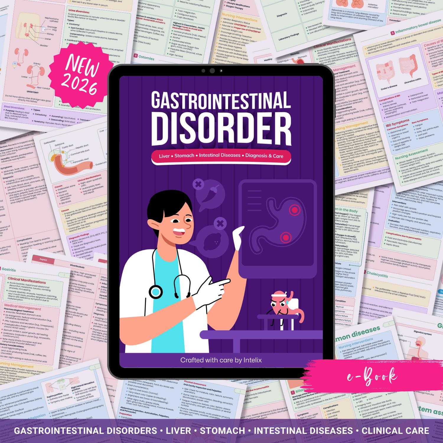 Gastrointestinal Disorders Notes 15+ GI Conditions Liver Pancreatitis GERD Gastritis IBD Nclex Guide