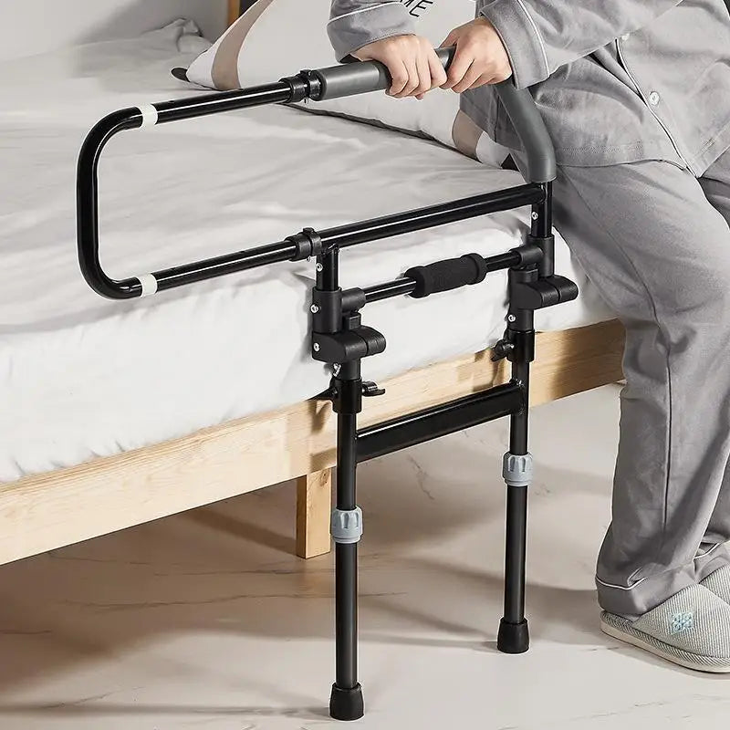 Foldable Bedside Armrest Support For Elderly Disabled Stand Up Assistance Anti Fall Safety Mobility Aids Bedside Handrail