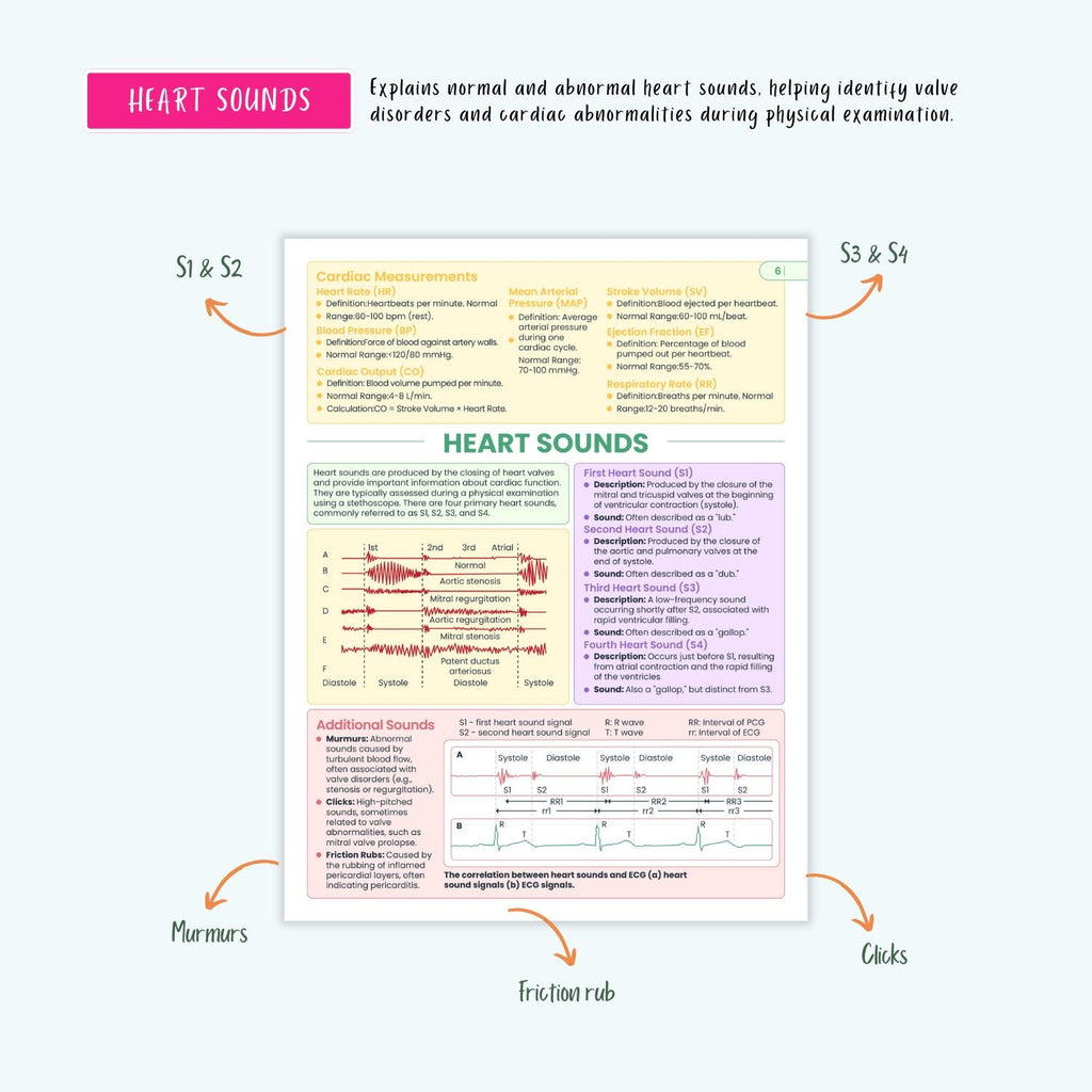 Cardiovascular Disorders Notes | 20+ Cardiac Conditions | ECG Heart Failure MI Angina Nursing